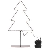 kohteita LED-joulukuusi, paristokäyttöinen, sisäpöytäkoriste, 47 cm
