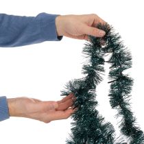 kohteita Tinsel-jouluseppele 60 LEDillä ja ajastimella, ulkokäyttöön, 3 m