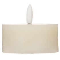kohteita LED-teekynttilä, lämmin valkoinen, välkkyvä efekti ja ajastin, aitoa vahaa, paristokäyttöinen, 7 cm, 2 kpl