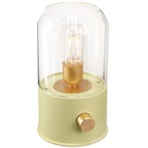kohteita LED-pöytävalaisin retropöytävalaisin lämmin valkoinen vihreä K19,5cm