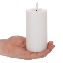 kohteita LED-pylväskynttilä, välkkyvä, ajastimella, Ø7 cm, 16 cm