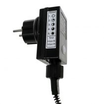 kohteita LED-valoketju, 144 kpl, musta, lämmin valkoinen, ulkokäyttöön, 1,2 m