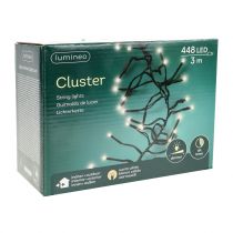 kohteita LED valoketju musta, lämmin valkoinen 448 ulkokäyttöön 3m