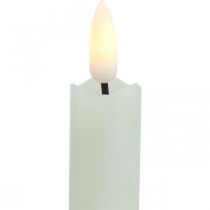 LED kynttilä vahatikku kynttilän kerma Akulle Ø2cm 24cm 2kpl
