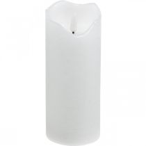 LED-kynttilä vaha pilarikynttilä Lämmin valkoinen paristolle Ø7cm H17cm