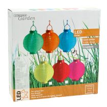 kohteita Lyhty LED aurinkopaneelilla 20cm sininen