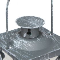 kohteita Lyhty metallista lyhty harmaa vintage-teevalo H11cm 3 kpl