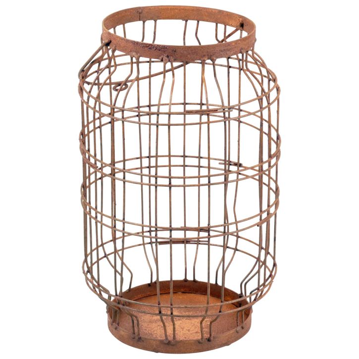 kohteita Puutarhalyhty metallinen patinakahva vintage Ø19,5cm