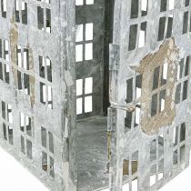 Vintage Deco Lantern Metal Light House Shabby Chic K35cm