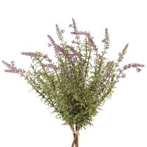 kohteita Laventeli tekoyrtit varressa, jossa 7 oksaa 40cm 3kpl