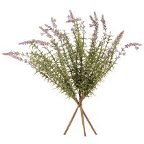 kohteita Laventeli tekoyrtit varressa, jossa 7 oksaa 40cm 3kpl