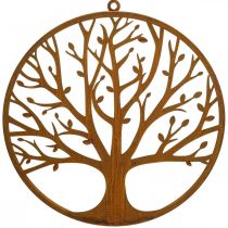 Seinäkoriste elämänpuu patina koristesormus metallisormus Ø38cm