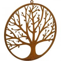 Seinäkoriste elämänpuu patina koristesormus metallisormus Ø38cm