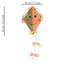 kohteita Hauska koristeellinen lohikäärme ripustettavaksi oranssi 18×26cm 2 kpl