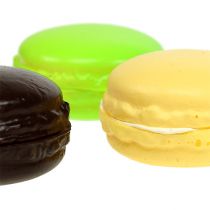 kohteita Koristeellisia macaron-marenge-leivonnaisia, värikkäitä lajikkeita. 5cm 8 kpl