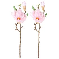 kohteita Magnolia Pink tekokukka tekokukka oksa H40cm 2kpl