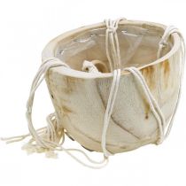 kohteita Makrame-riippuva kori boho-tyylinen ruukkupuu Ø22cm