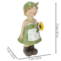 kohteita Talonpoikaispariskunnan koristeelliset figuurit, hauska olohuoneen ja kesän sisustuselementti sisätiloihin, 17 cm, 2 kpl