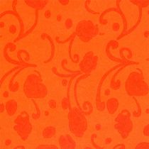 Mansettipaperi oranssi kuviolla 25cm 100m