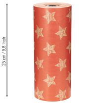 kohteita Tähdellinen kalvosinpaperi rullalle kukkakauppoihin, 25 cm x 100 m