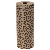 kohteita Kalvosinpaperia, leopardikuvio, rulla 25 cm 100 m, lahjapakkaus