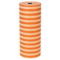 kohteita Kalvosinpaperirulla, oranssiraidallinen, 25 cm x 100 m