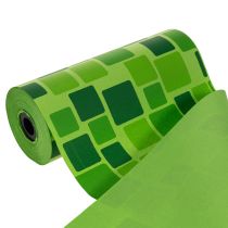 kohteita Kalvosinpaperia kukkakimppuihin mosaiikkikuviolla, 25 cm x 100 m