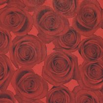 kohteita Mansettipaperi pehmopaperi punaiset ruusut 25cm 100m