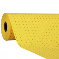 Mansettipaperi pehmopaperi keltaiset pisteet 25cm 100m
