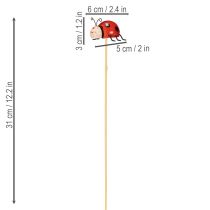 kohteita Leppäkertun puutarhakepit, kevään ja kesän koriste, kukkakoriste, 31 cm, 4 kpl