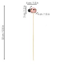 kohteita Leppäkerttu-koristehahmot kukkaruukkuihin ja kukka-asetelmiin kevään koristeluun, 32 cm, 16 kpl