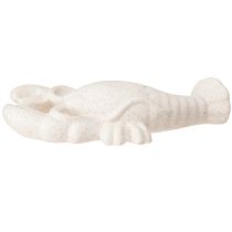 kohteita Maritime Decoration Figuuri Keraaminen Hummeri Valkoinen 17,5×9×3 cm