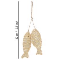 kohteita Meriaiheinen riippuva koristeriipus, koristekala, korkeus 32 cm