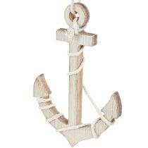 kohteita Meripuinen ankkuri ripustamiseen valkoinen luonnollinen 13,5×20cm 2 kpl