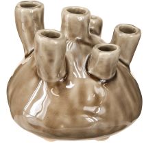 kohteita Merikeraaminen maljakko Coral Look Ruskea Ø11,5cm K10cm