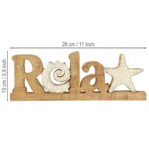 kohteita Merellinen pöytäkoristelu “Relax” jalusta mangopuuta 28×10cm