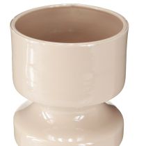 kohteita Metallinen kukkamaljakko Cappuccino Ruskea emali Ø9cm K17,5cm