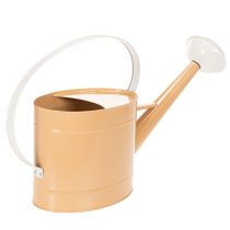 kohteita Metallinen koristeellinen kastelukannu, vintage-tyyli, vaaleanruskea, 52,5 cm - istutusastia pöytäkoristeeseen ja kesäkoristeeseen