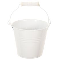 kohteita Metalliämpärit, valkoiset, Ø12cm, K10cm, 8 kpl
