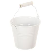 kohteita Metalliämpärit, valkoiset, Ø12cm, K10cm, 8 kpl