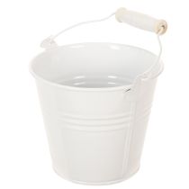 kohteita Metalliämpärit, valkoiset, Ø12cm, K10cm, 8 kpl