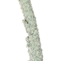 kohteita Koristeellinen pyöreä rengas puujalustalla, metallinen, kuivakukille, 52 cm