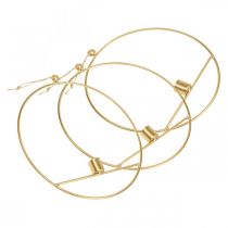 kohteita Ripustettava kynttilänpidin kultainen metallinen koristeellinen rengas Ø25cm 3kpl 3kpl