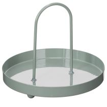 kohteita Koristeellinen tarjotin keittiöön ja ruokapöydän koristeeksi, korkea kahva, 18 cm