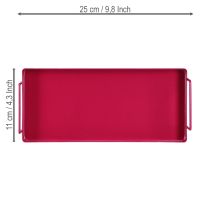 kohteita Elegantilla muotoilulla varustettu tarjotin muuttaa minkä tahansa pöydän tyylikkääksi katseenvangitsijaksi 25 cm