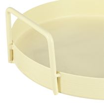 kohteita Pyöreä tarjotin ruokailutilaan, olohuoneeseen ja sisustukseen, 22 cm