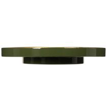 kohteita Koristeellinen vihreä tarjotin kultareunuksella, moderni, 30 cm