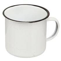 kohteita Metal Cup Plant Cup Metal Valkoinen Musta Ø9cm 4kpl