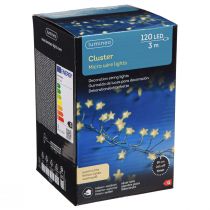 kohteita Micro Cluster LED keijuvalot tähdet 120 LED 300cm