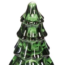 kohteita Lasinen joulukuusi LED-valoilla, pöytäkoriste, joulu, 13 cm, 2 kpl